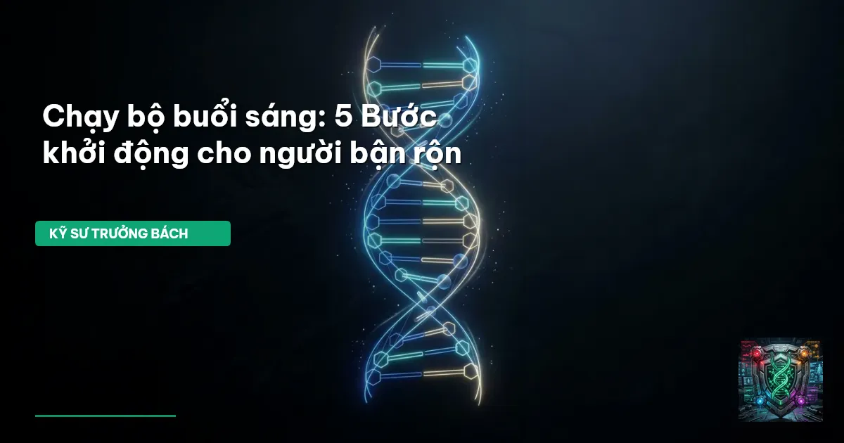 chạy bộ buổi sáng