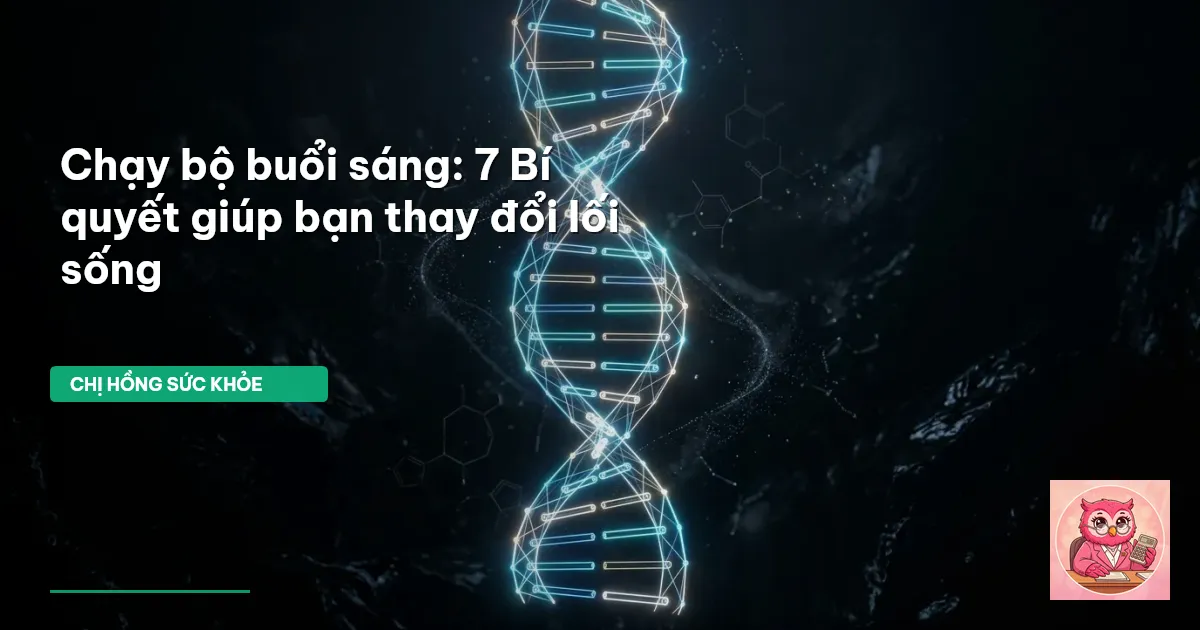 chạy bộ buổi sáng