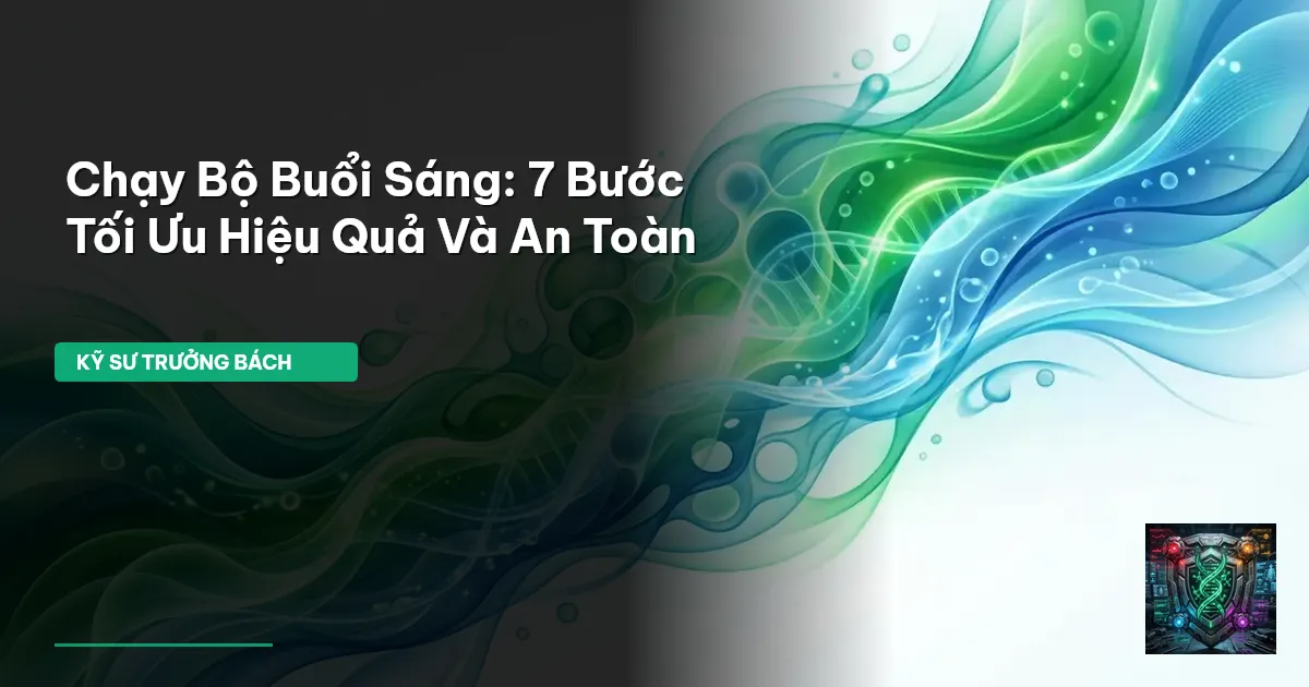 chạy bộ buổi sáng