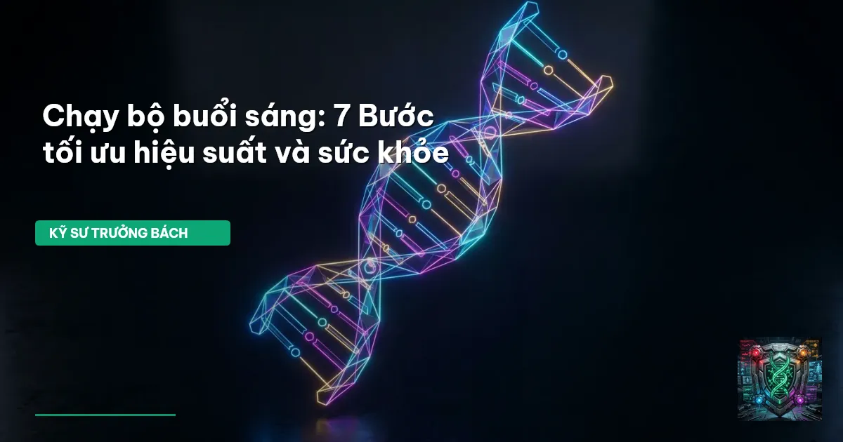 chạy bộ buổi sáng
