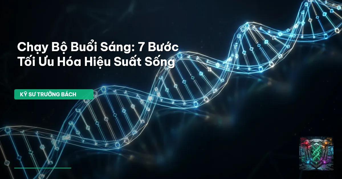 chạy bộ buổi sáng