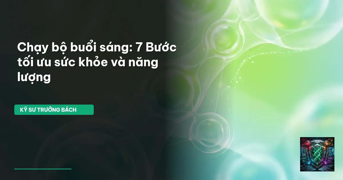 chạy bộ buổi sáng