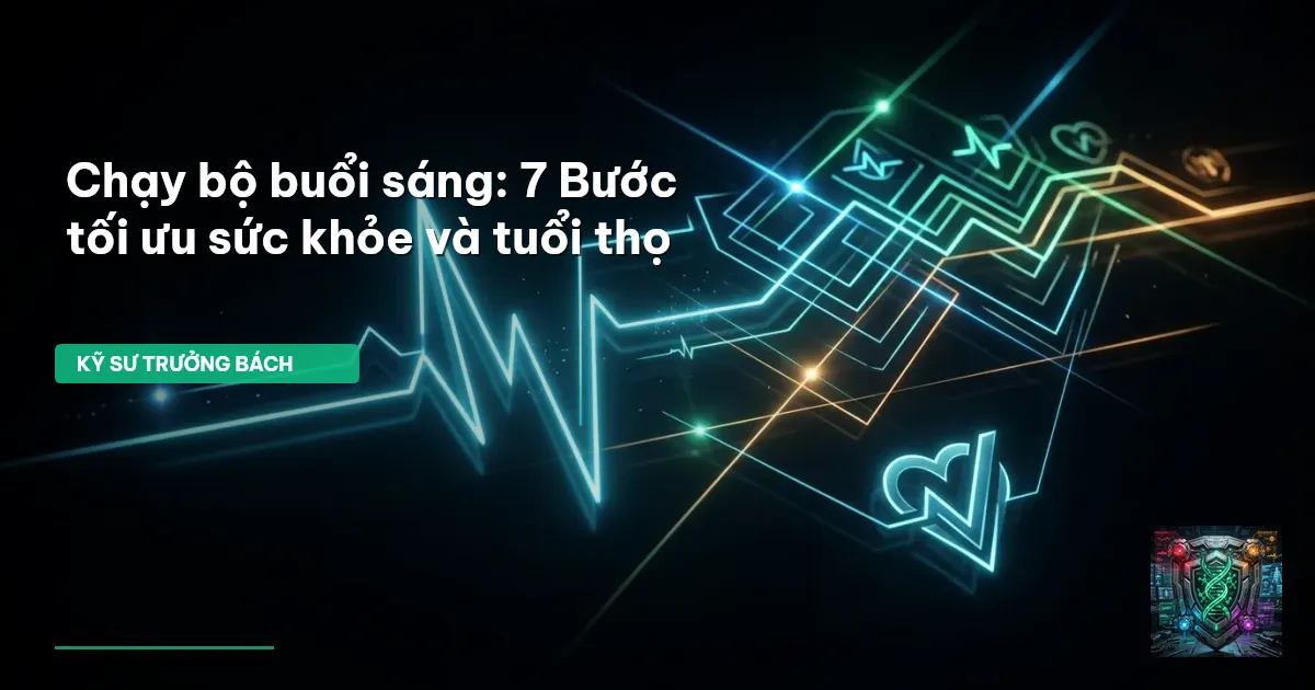 chạy bộ buổi sáng