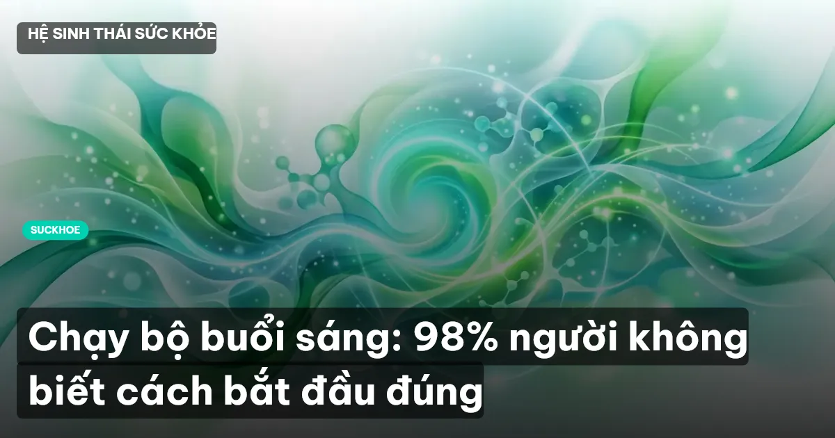 chạy bộ buổi sáng