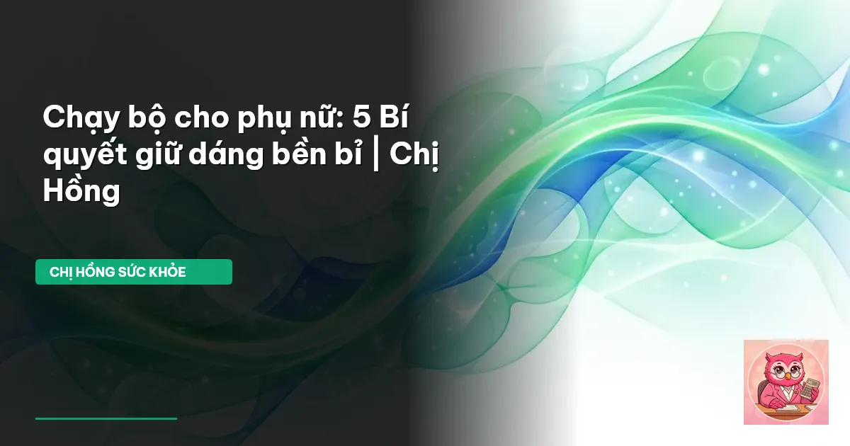 chạy bộ cho phụ nữ