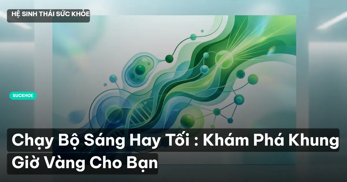 chạy bộ buổi sáng