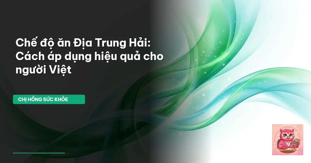 chế độ ăn Địa Trung Hải