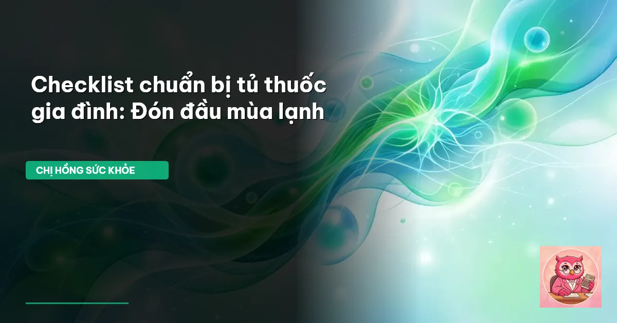 tủ thuốc gia đình