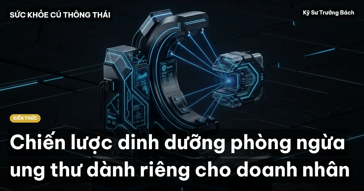 Chiến lược dinh dưỡng phòng ngừa ung thư dành riêng cho doanh nhân