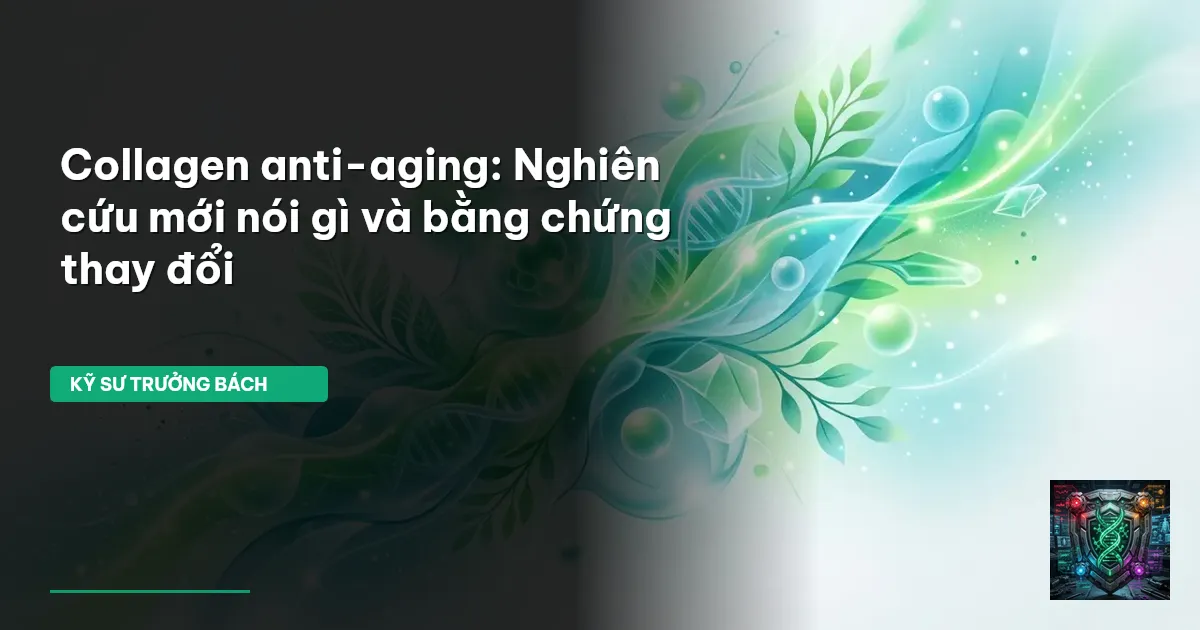 collagen anti-aging nghiên cứu mới