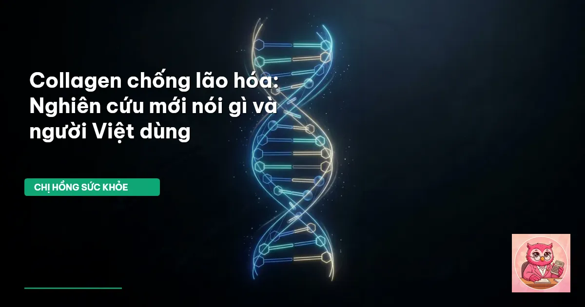 collagen chống lão hóa nghiên cứu mới