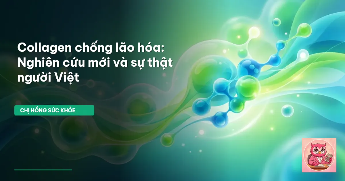 collagen chống lão hóa nghiên cứu mới