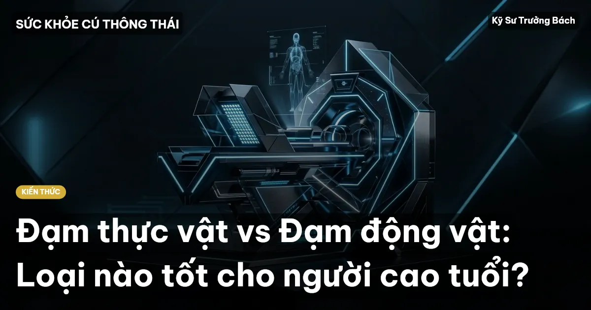Đạm thực vật vs Đạm động vật: Loại nào tốt cho người cao tuổi?