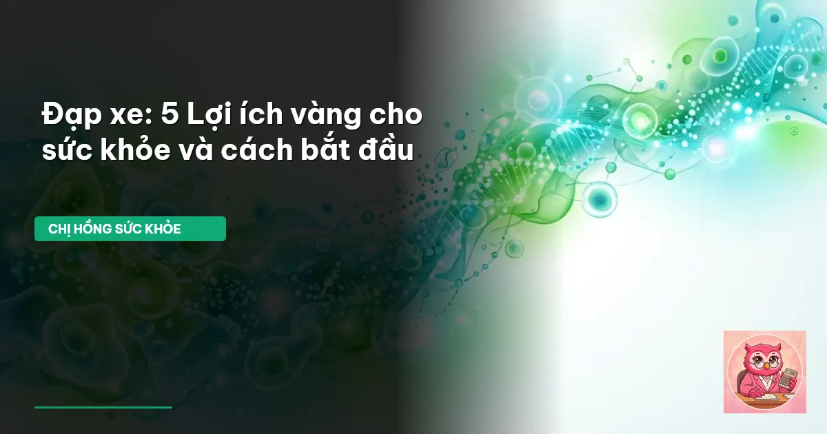 lợi ích đạp xe