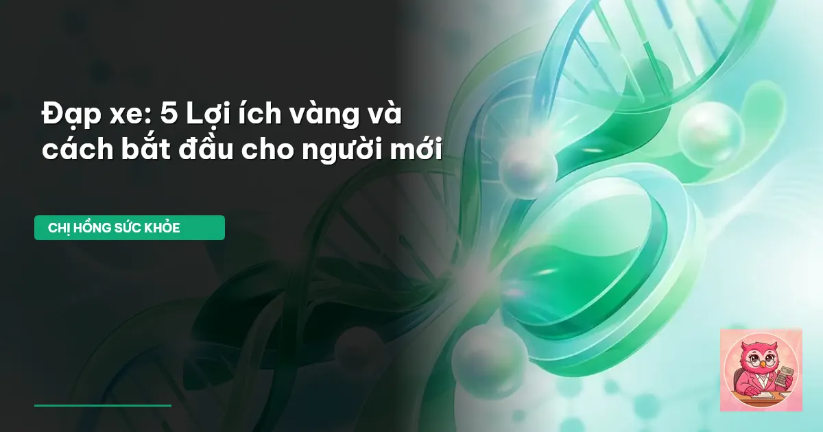 lợi ích đạp xe