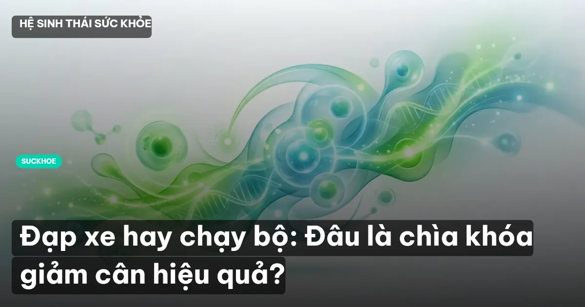Đạp xe hay chạy bộ: Đâu là chìa khóa giảm cân hiệu quả?
