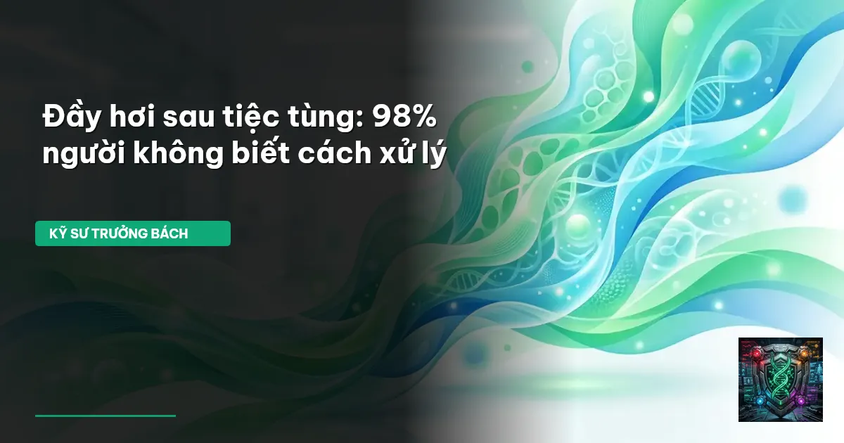đầy hơi sau khi ăn