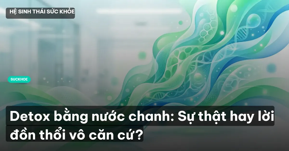 Detox bằng nước chanh: Sự thật hay lời đồn thổi vô căn cứ?