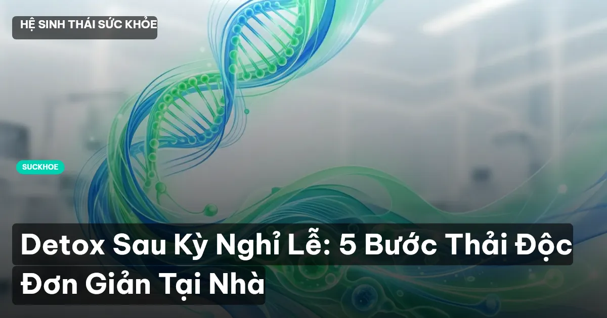 Detox Sau Kỳ Nghỉ Lễ: 5 Bước Thải Độc Đơn Giản Tại Nhà