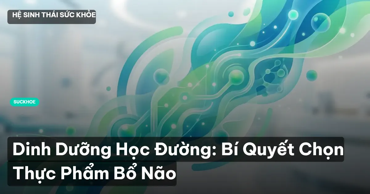 Dinh Dưỡng Học Đường: Bí Quyết Chọn Thực Phẩm Bổ Não