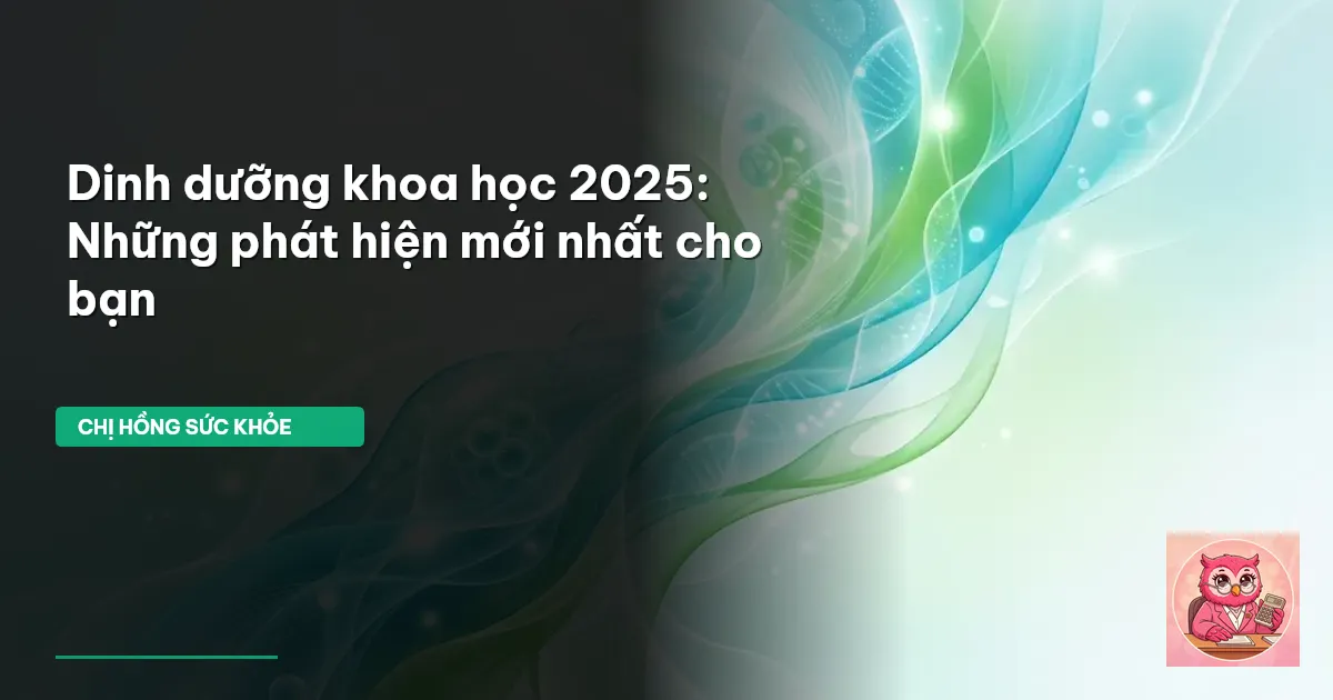 dinh dưỡng khoa học