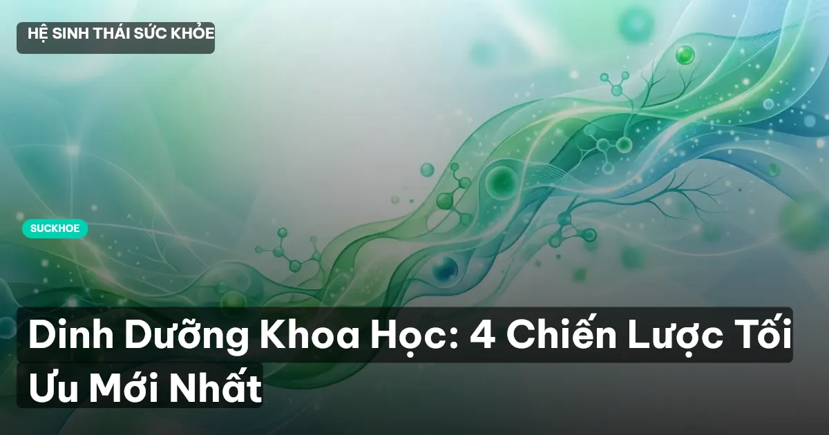 Dinh Dưỡng Khoa Học: 4 Chiến Lược Tối Ưu Mới Nhất
