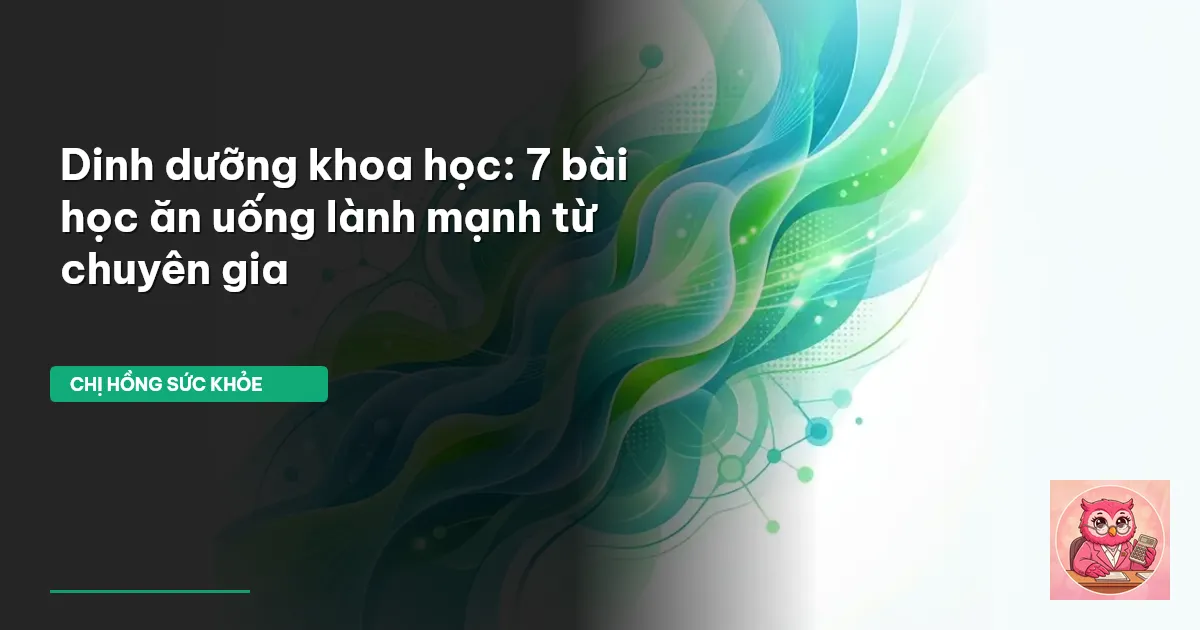 dinh dưỡng khoa học