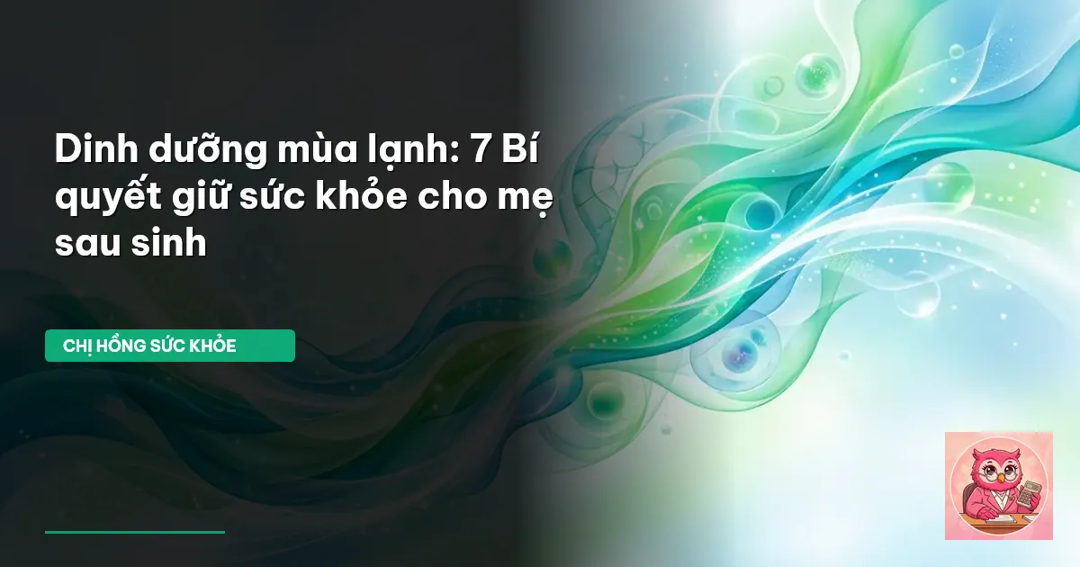 dinh dưỡng sau sinh