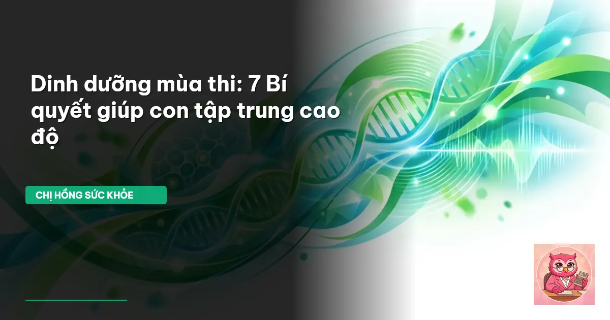 dinh dưỡng mùa thi