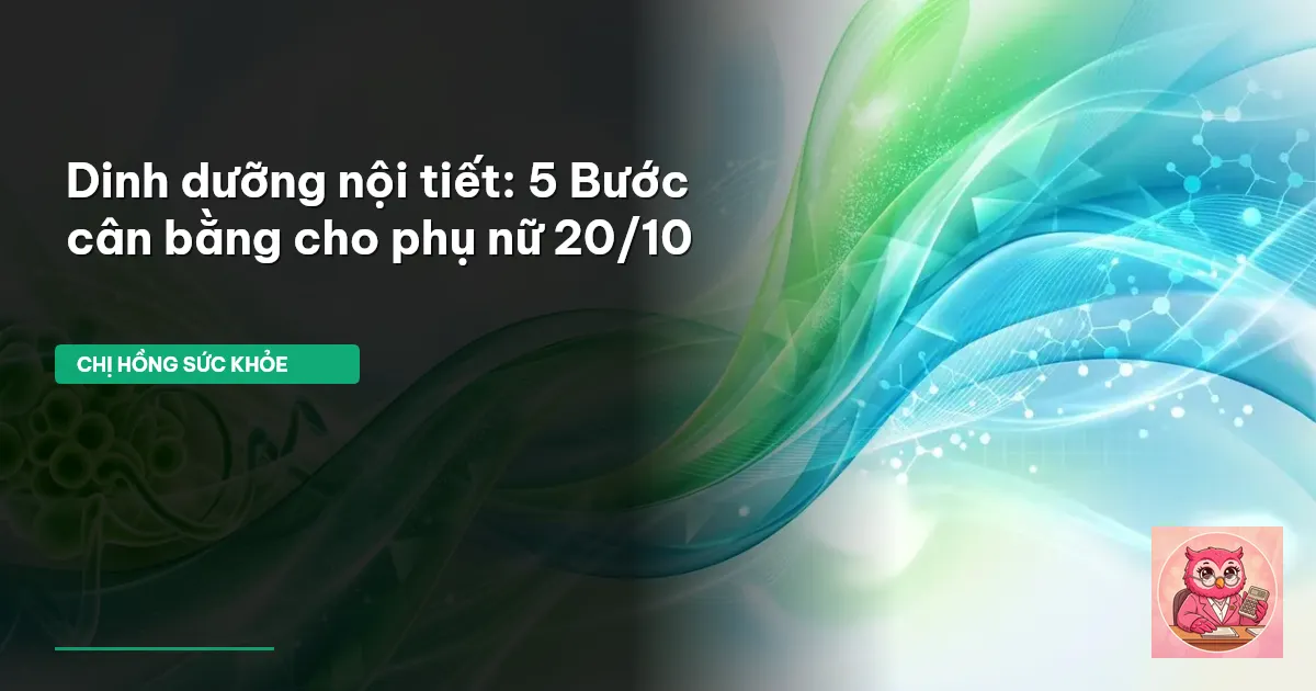 cân bằng nội tiết tố