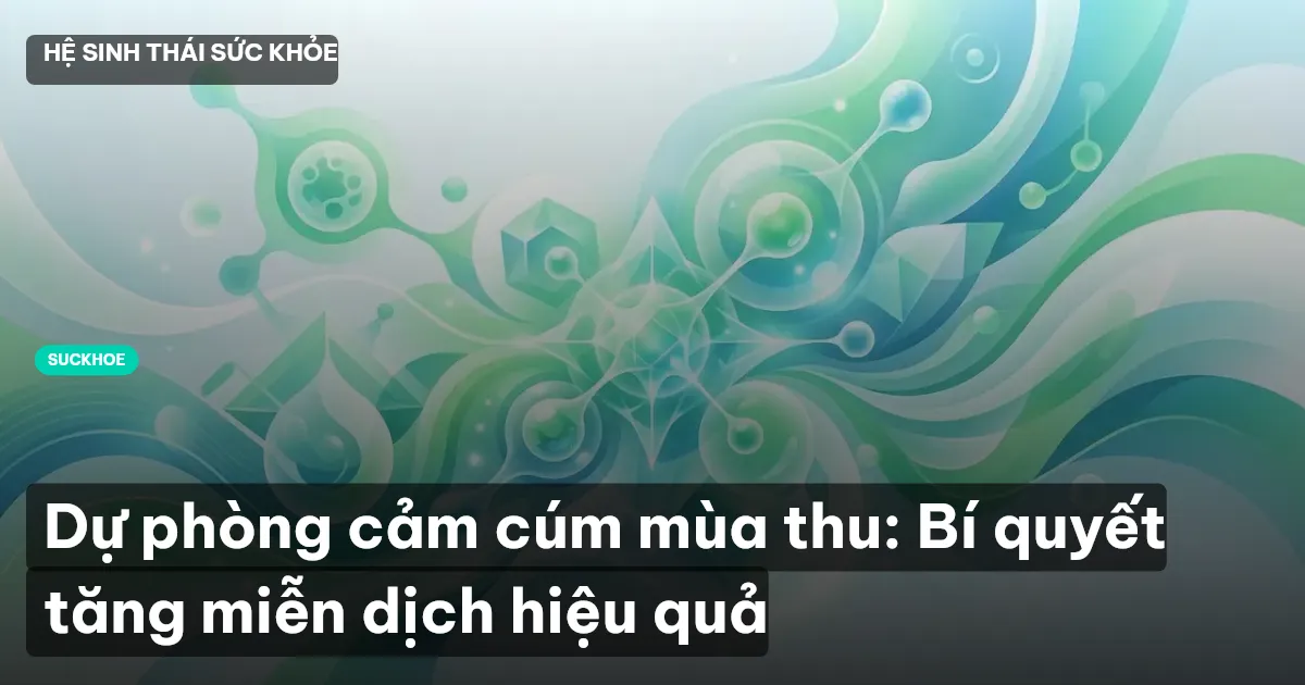 cảm cúm mùa thu