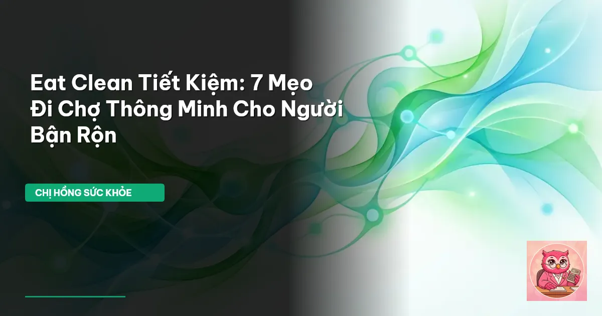 eat clean tiết kiệm