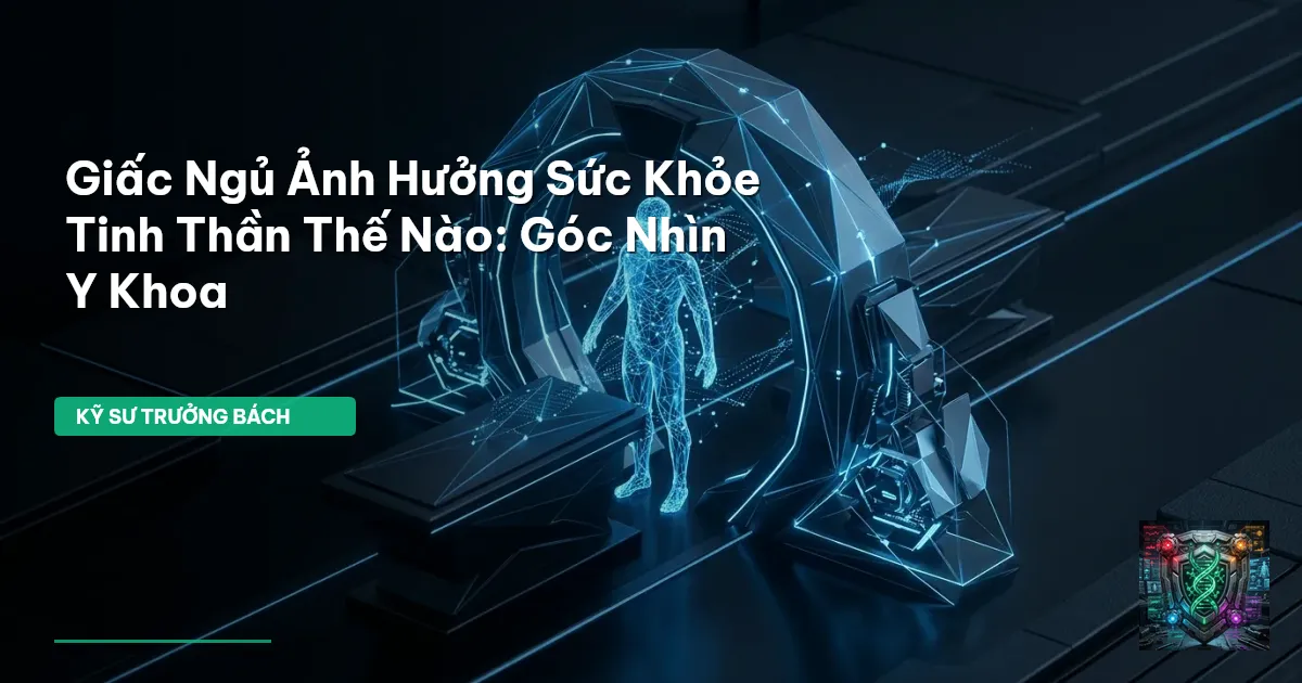 giấc ngủ và sức khỏe tinh thần
