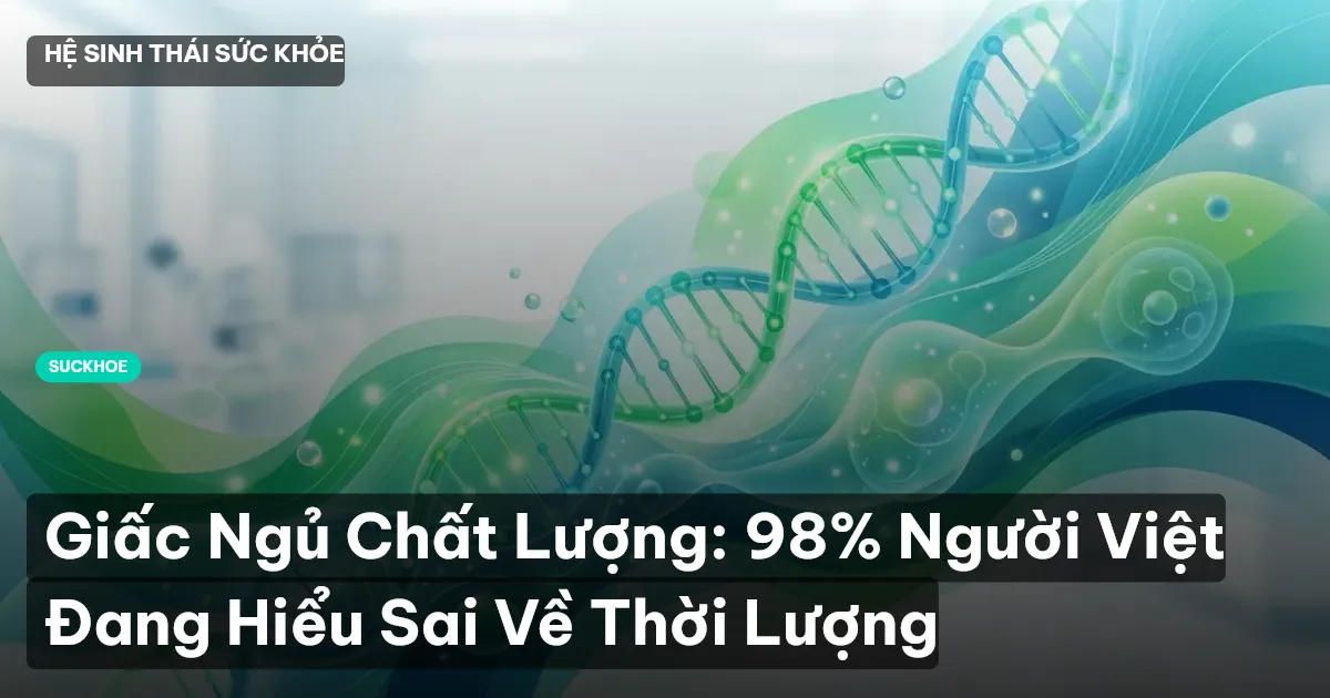 Giấc Ngủ Chất Lượng: 98% Người Việt Đang Hiểu Sai Về Thời Lượng