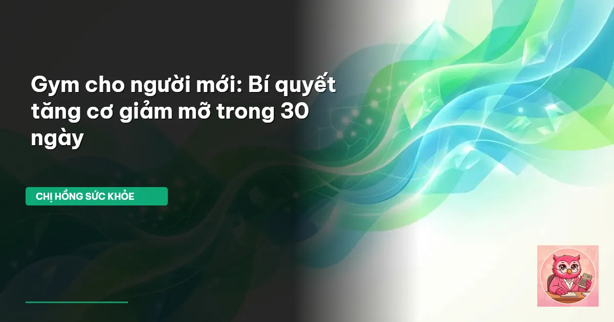 gym cho người mới