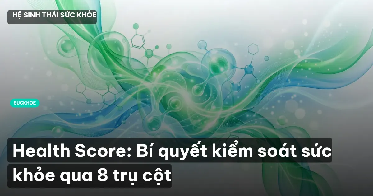 Health Score: Bí quyết kiểm soát sức khỏe qua 8 trụ cột