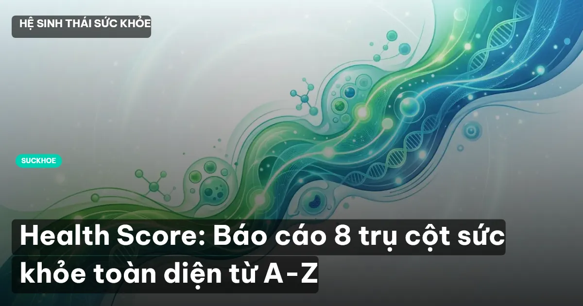 Health Score: Báo cáo 8 trụ cột sức khỏe toàn diện từ A-Z