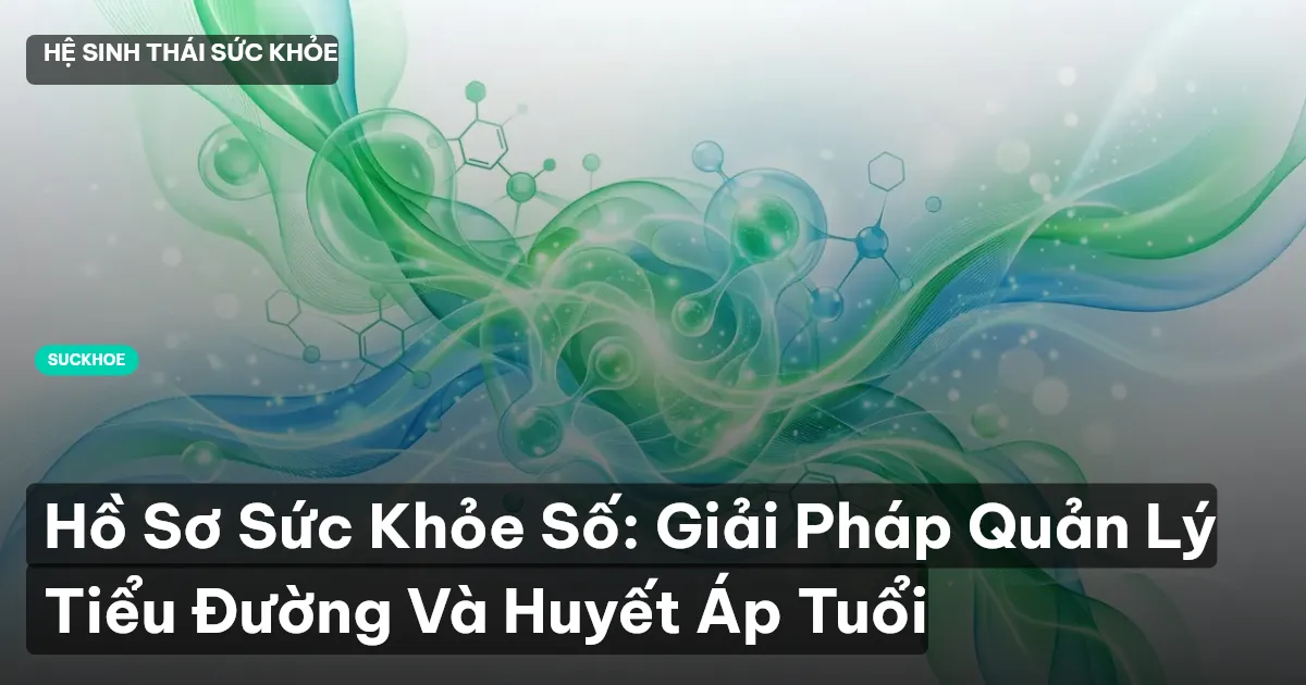 Hồ Sơ Sức Khỏe Số: Giải Pháp Quản Lý Tiểu Đường Và Huyết Áp Tuổi
