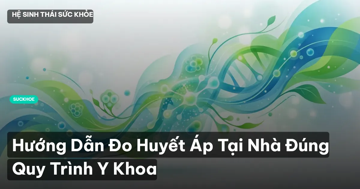 Hướng Dẫn Đo Huyết Áp Tại Nhà Đúng Quy Trình Y Khoa