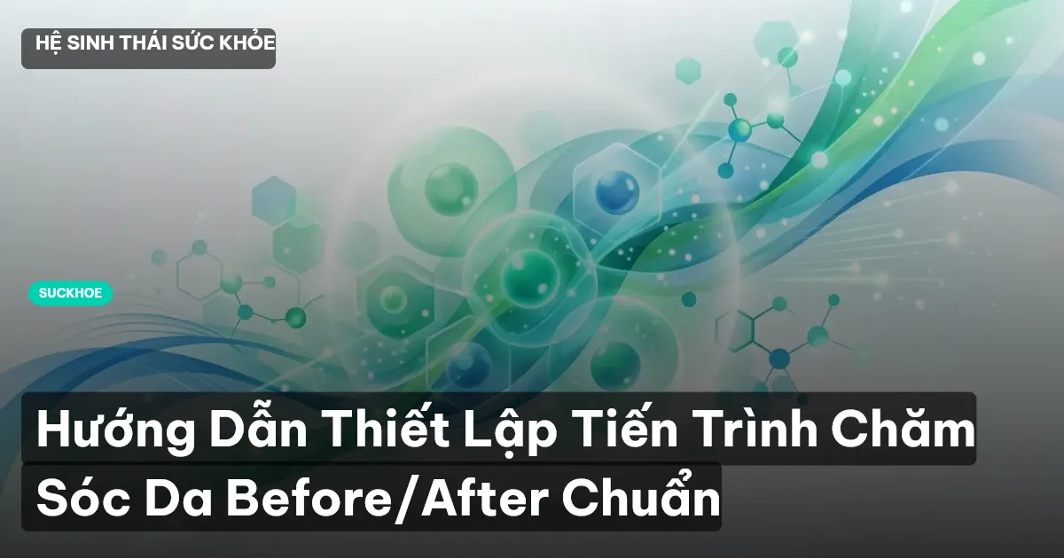 Hướng Dẫn Thiết Lập Tiến Trình Chăm Sóc Da Before/After Chuẩn