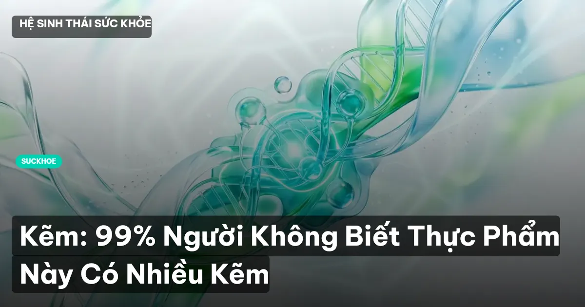 Kẽm: 99% Người Không Biết Thực Phẩm Này Có Nhiều Kẽm