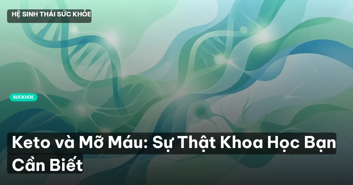 Keto và Mỡ Máu: Sự Thật Khoa Học Bạn Cần Biết