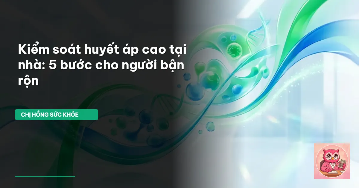 kiểm soát huyết áp