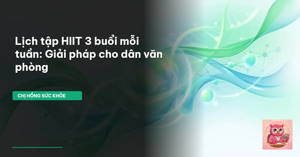 lịch tập HIIT