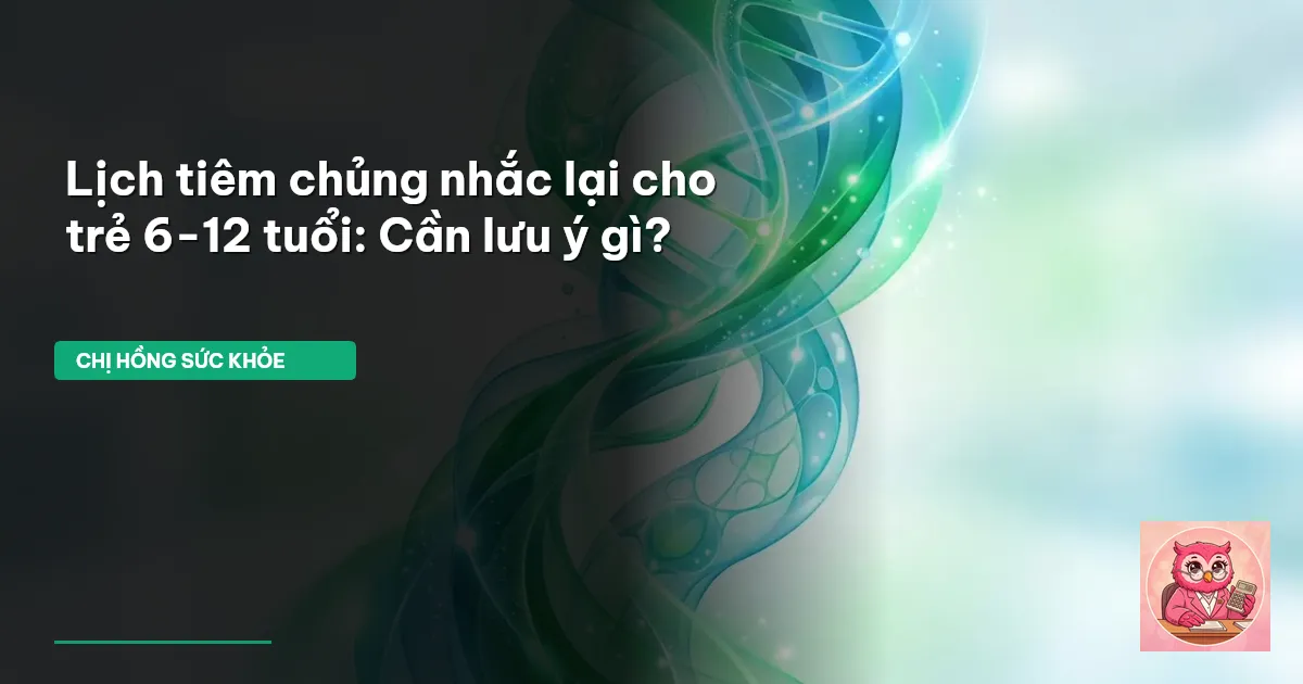 lịch tiêm chủng