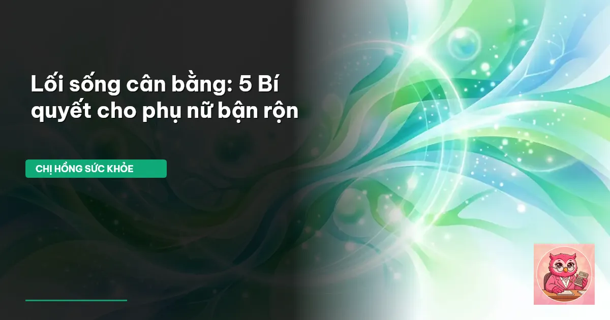 lối sống cân bằng