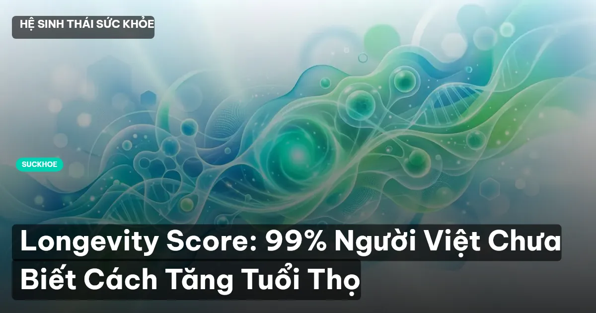 Longevity Score: 99% Người Việt Chưa Biết Cách Tăng Tuổi Thọ