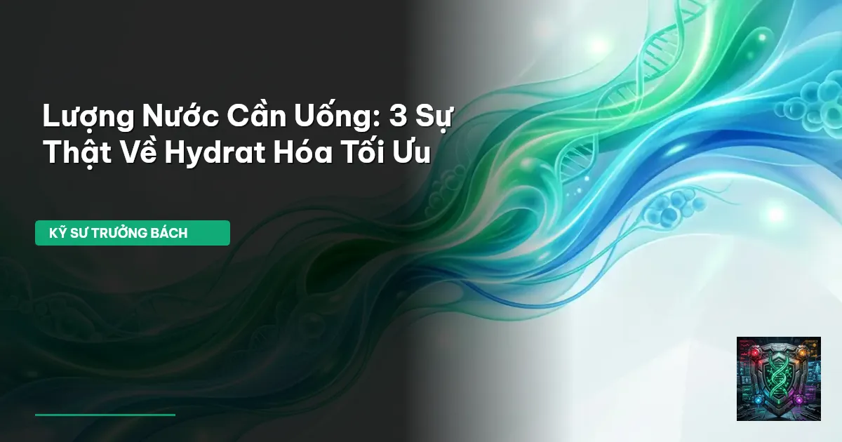 lượng nước cần uống