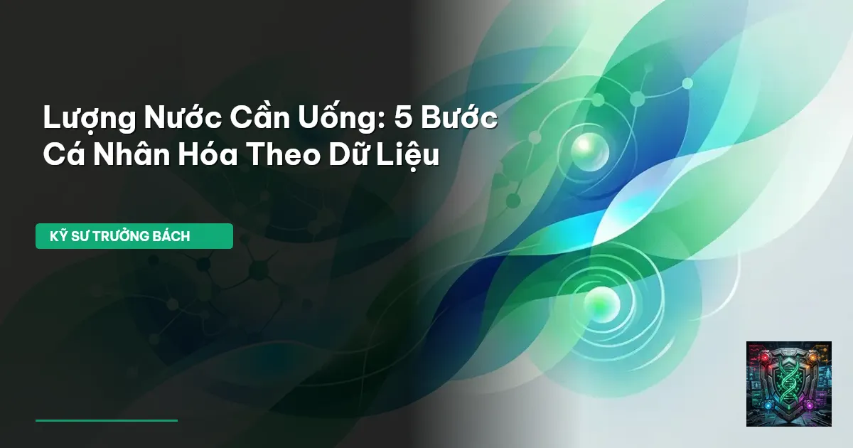 lượng nước cần uống