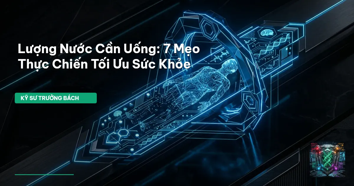 lượng nước cần uống